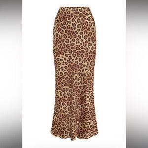 NWT Leopard Maxi Skirt
